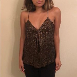 Vince Sequin V-Neck Camisole